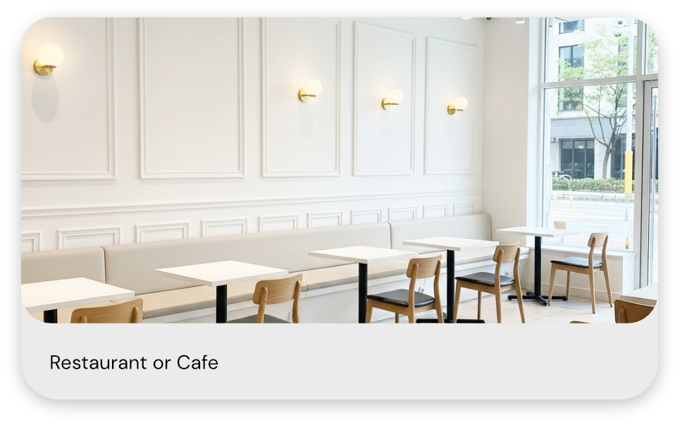 Restaurant or cafe